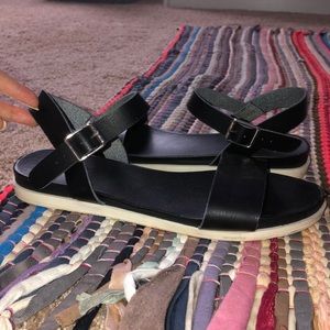 Target Black Sandals